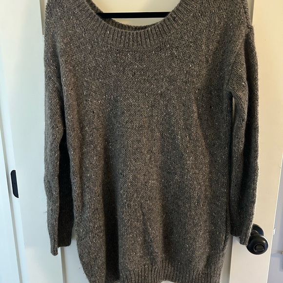 Vince Pullover Marled Metallic Wide Neck Sweater - Picture 5 of 9